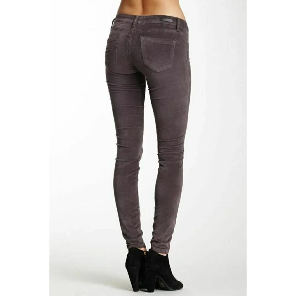 BLANKNYC Brown Velvet Velveteen Super Skinny Jeans Women’s Multi Sizes - Picture 7 of 16